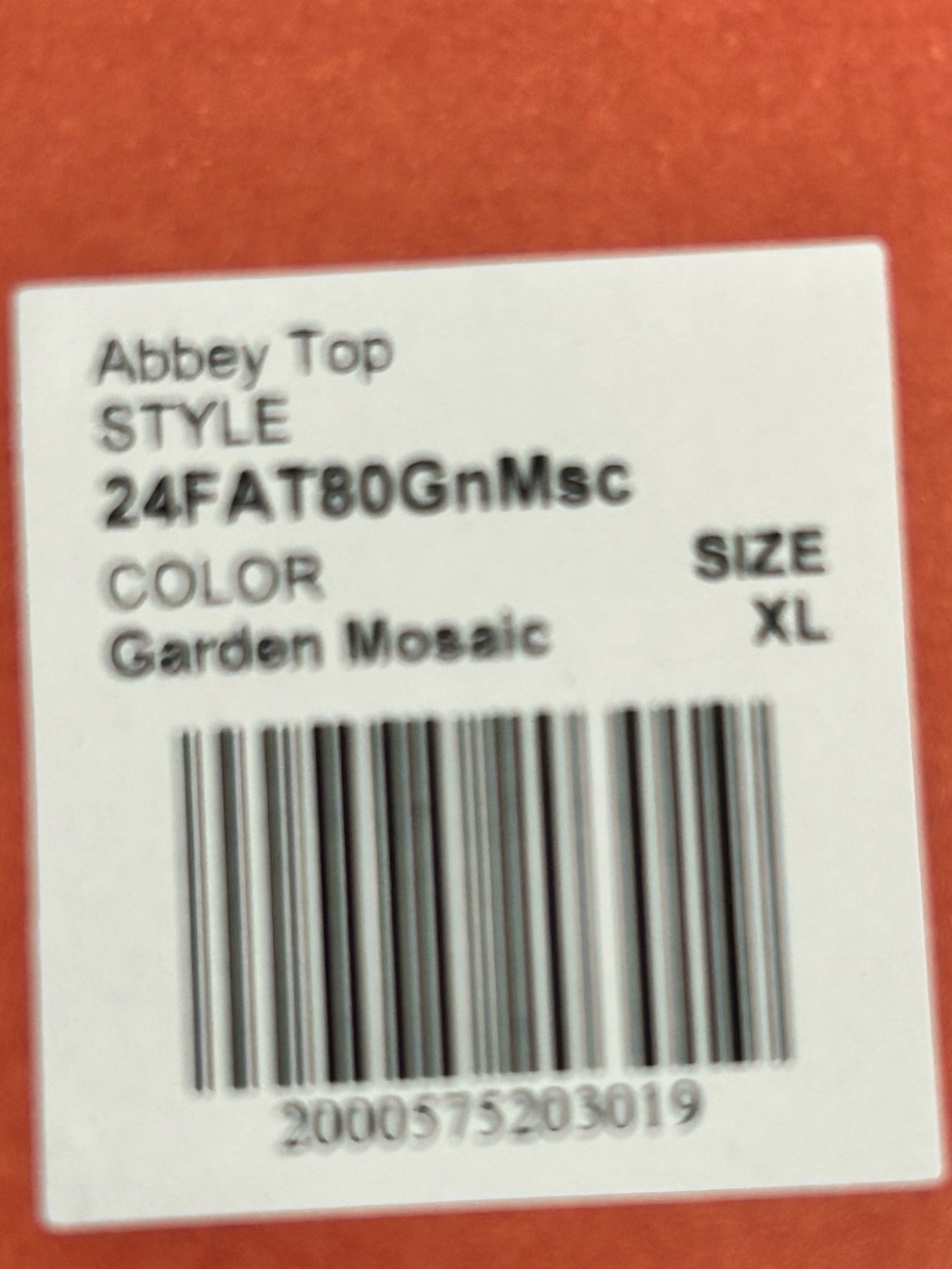 NWT Hunter Bell Abbey Top in Garden Mosaic Pleated Cami XL - Picture 9 of 11